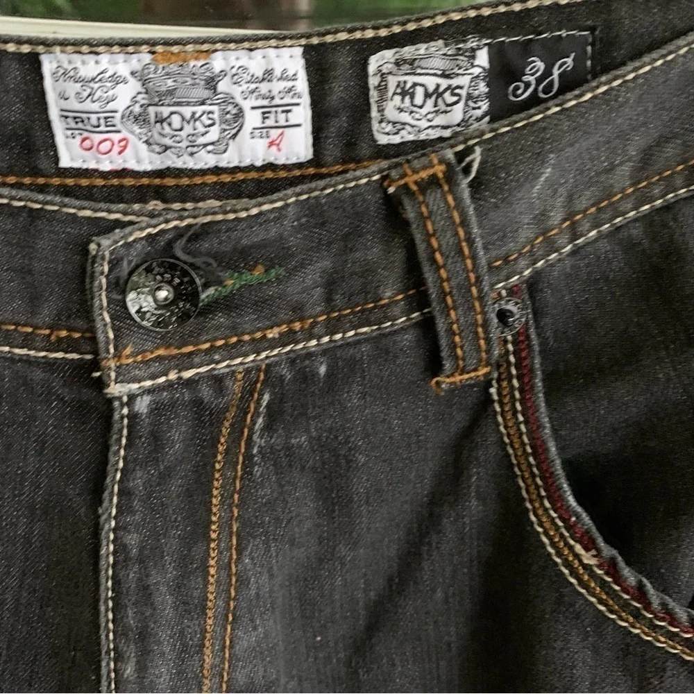 Akademiks AKDMKS Jeans Mens Embroidered Pockets